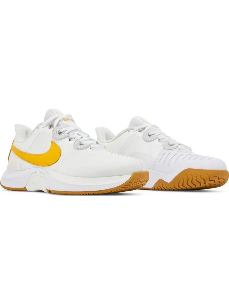 Кроссовки Nike NikeCourt Air Zoom GP Turbo 'Summit White University Gold' — изображение 8 из 8, белый