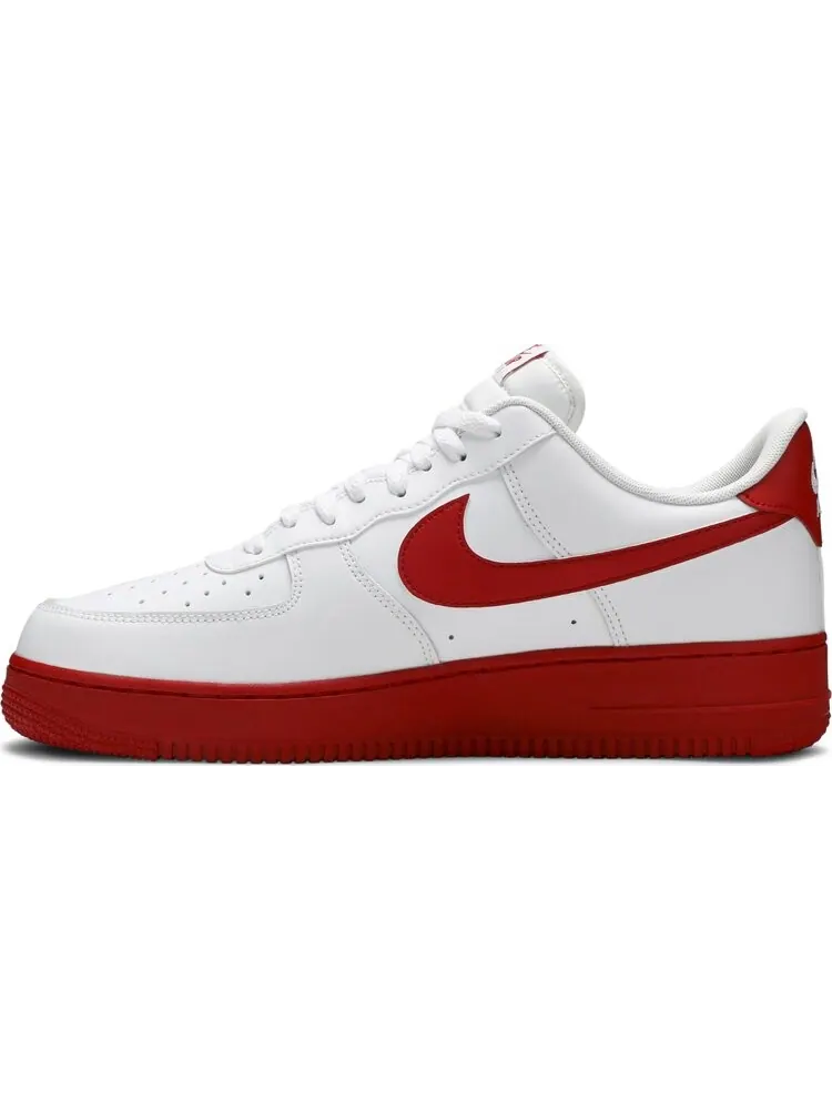 Кроссовки Nike Air Force 1 Low 'White Red Sole' — изображение 3 из 8, красный