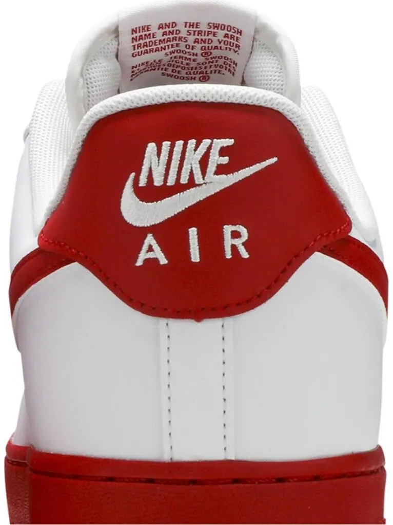 Кроссовки Nike Air Force 1 Low 'White Red Sole' — изображение 7 из 8, красный