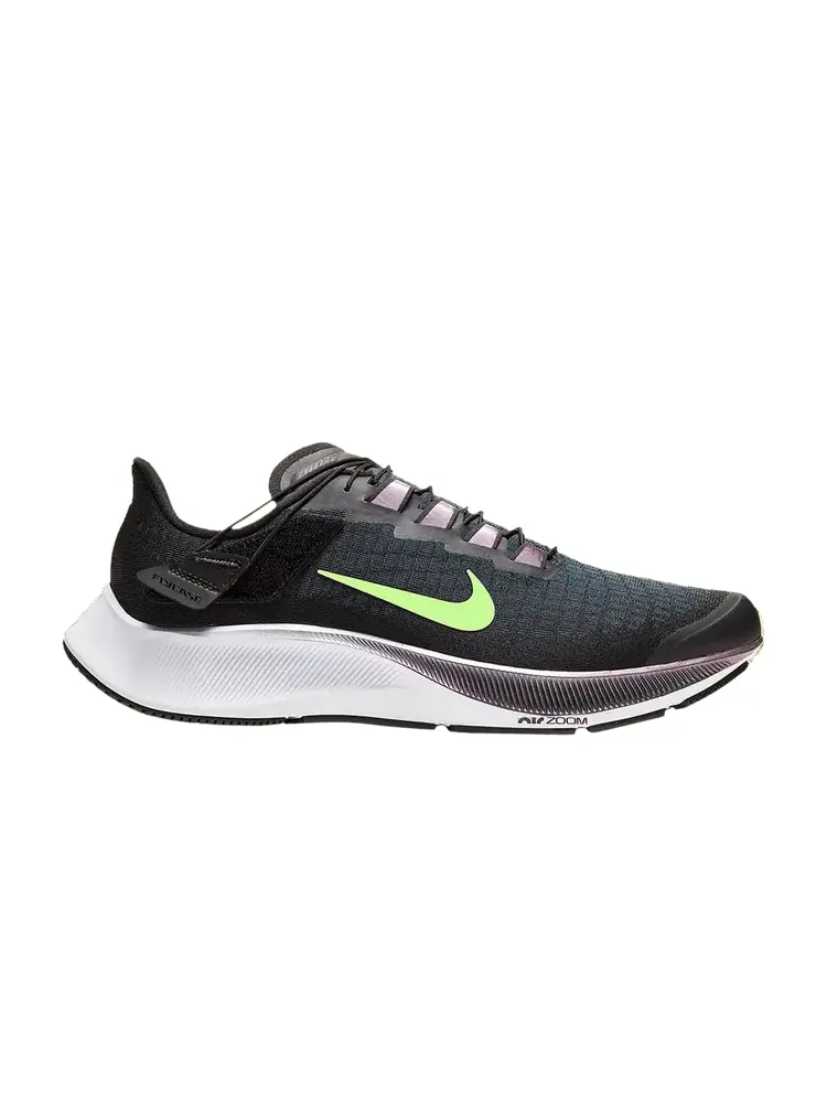 Кроссовки Nike Air Zoom Pegasus 37 FlyEase 'Valerian Blue' — изображение 1 из 1, черный/синий//зеленый