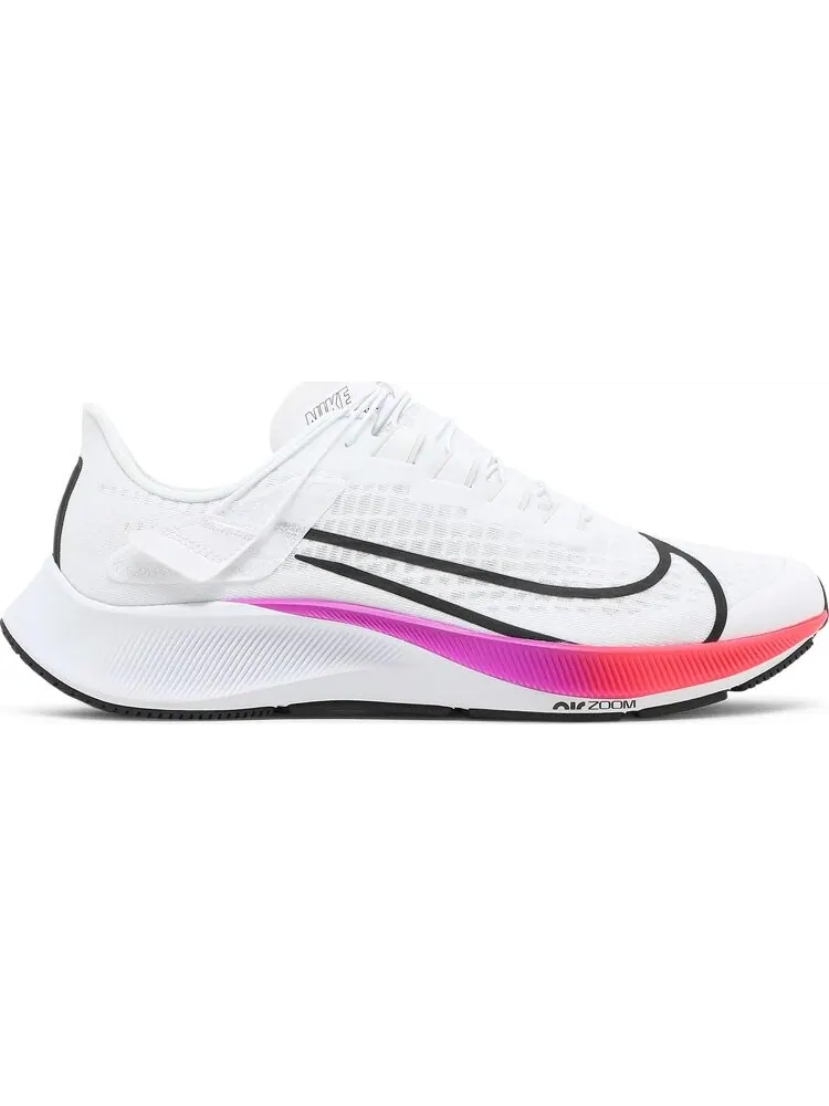 Кроссовки Nike Air Zoom Pegasus 37 FlyEase 'White Multi-Color' — изображение 1 из 8, белый