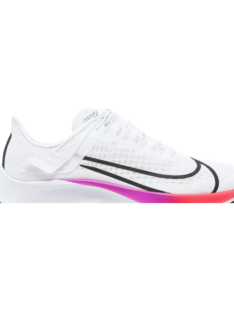 Кроссовки Nike Air Zoom Pegasus 37 FlyEase 'White Multi-Color' — изображение 2 из 8, белый