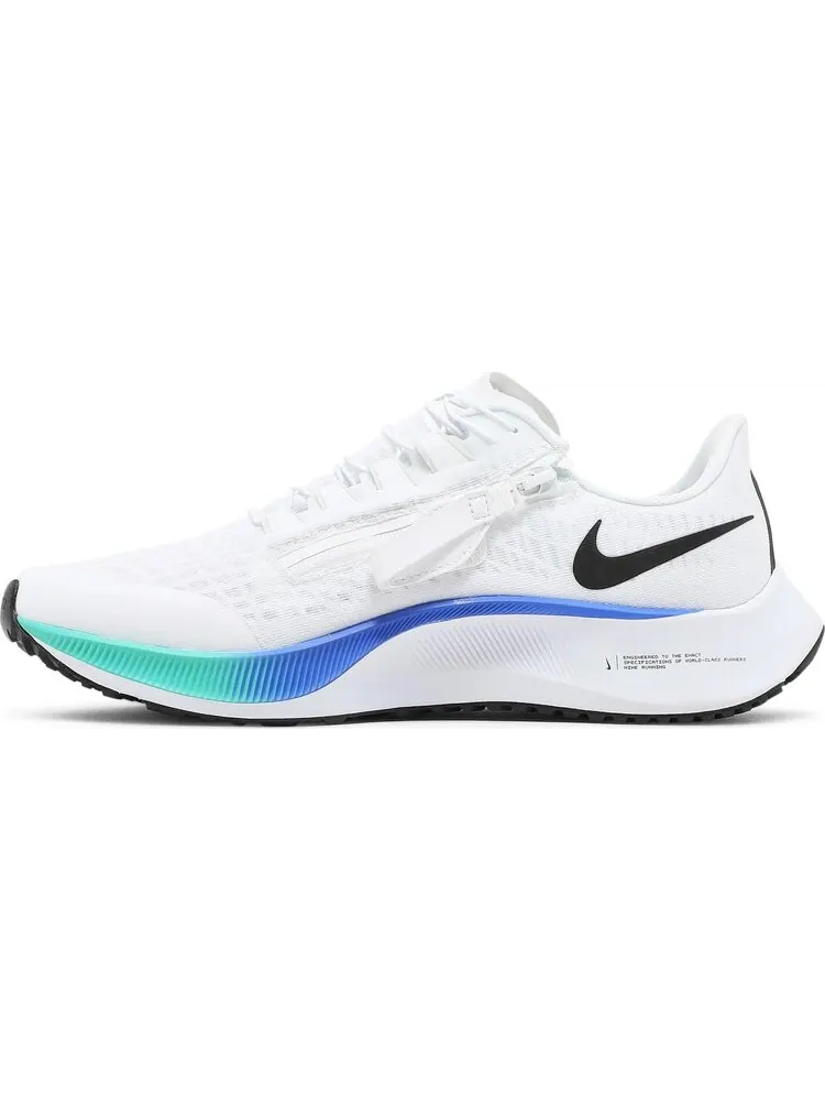 Кроссовки Nike Air Zoom Pegasus 37 FlyEase 'White Multi-Color' — изображение 3 из 8, белый