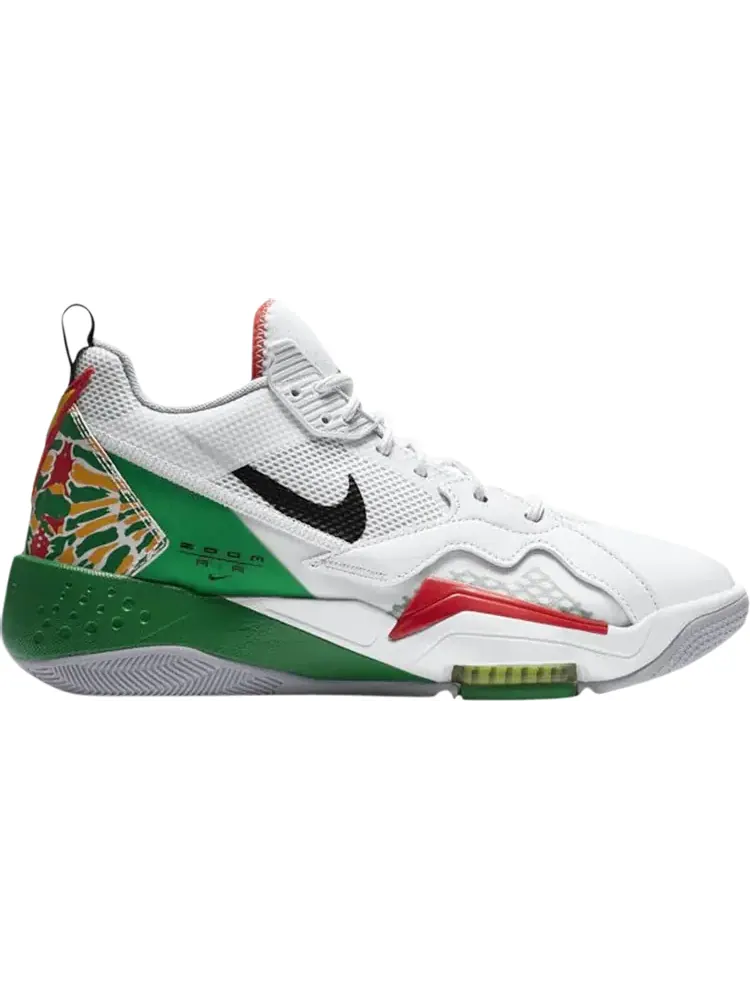 Кроссовки Jordan Zoom 92 White Lucky Green Dark Sulfur — изображение 1 из 1, зеленый