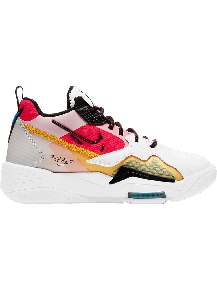 Кроссовки Wmns Jordan Zoom 92 White Siren Red University Gold — изображение 1 из 1, белый