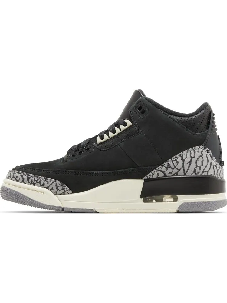 Кроссовки Wmns Air Jordan 3 Retro 'Off Noir' — изображение 3 из 4, черный