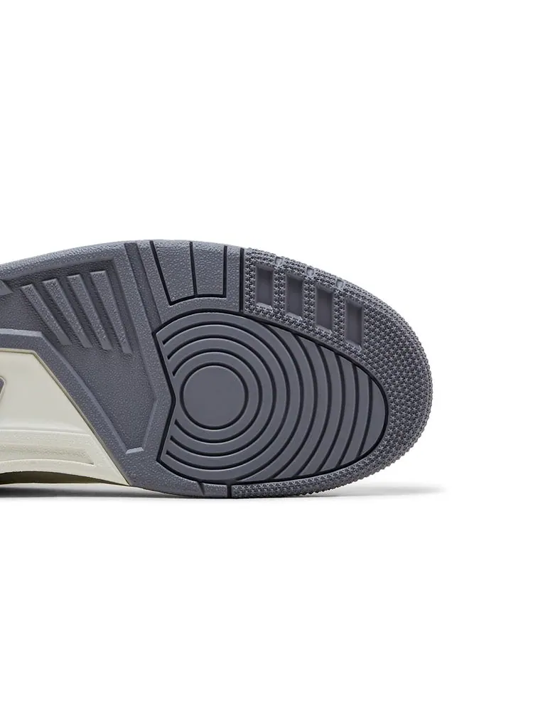 Кроссовки Wmns Air Jordan 3 Retro 'Sail Metallic Silver' — изображение 5 из 8, металлик серебристый