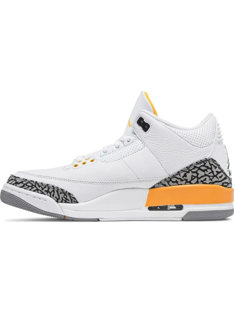 Кроссовки Wmns Air Jordan 3 Retro Laser Orange — изображение 3 из 8, оранжевый