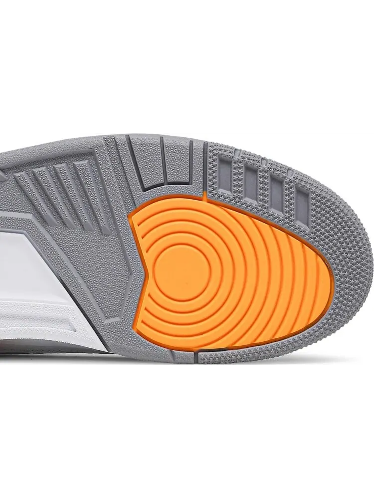 Кроссовки Wmns Air Jordan 3 Retro Laser Orange — изображение 5 из 8, оранжевый