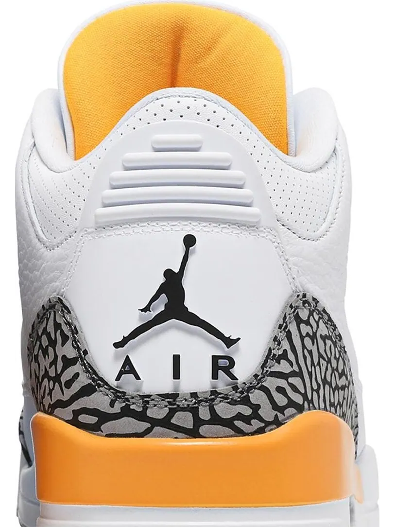 Кроссовки Wmns Air Jordan 3 Retro Laser Orange — изображение 7 из 8, оранжевый