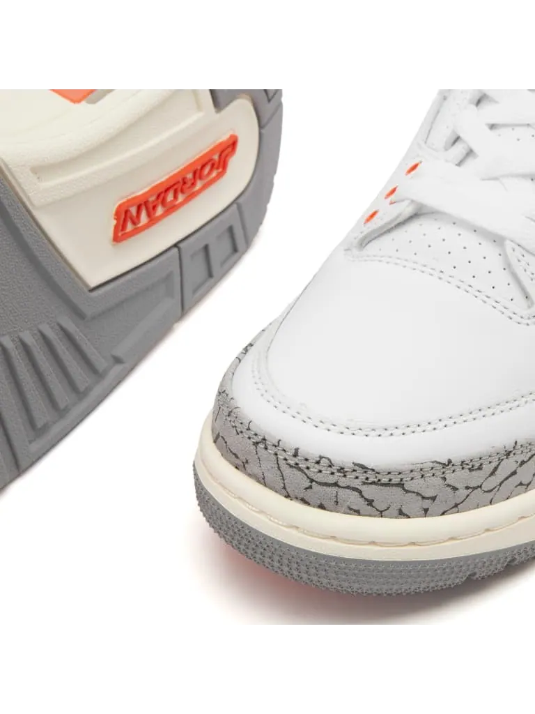 Кроссовки Wmns Air Jordan 3 Retro 'Georgia Peach' — изображение 4 из 7, белый