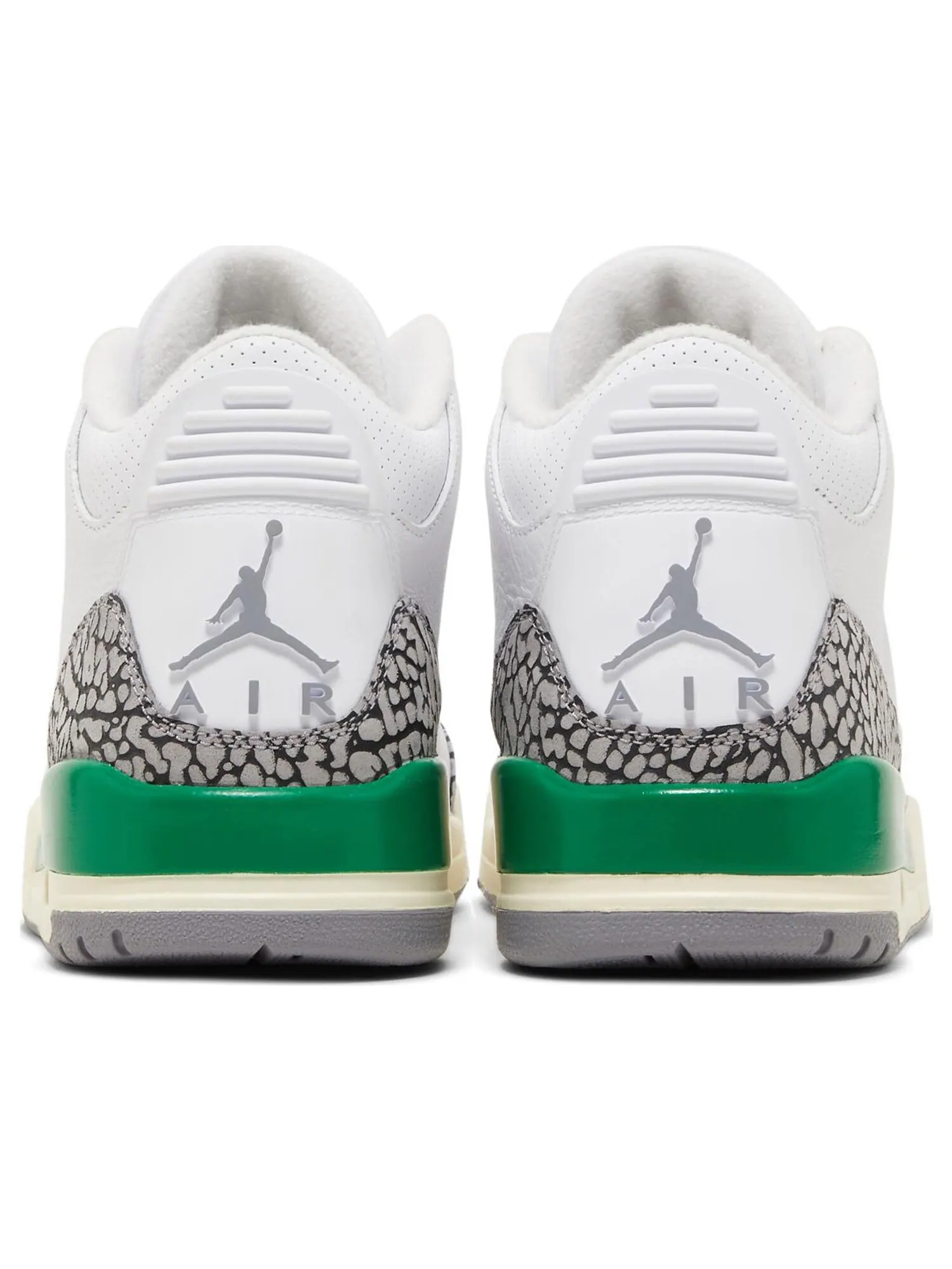 Кроссовки Air Jordan Wmns 3 Retro 'Lucky Green' — изображение 6 из 9, белый