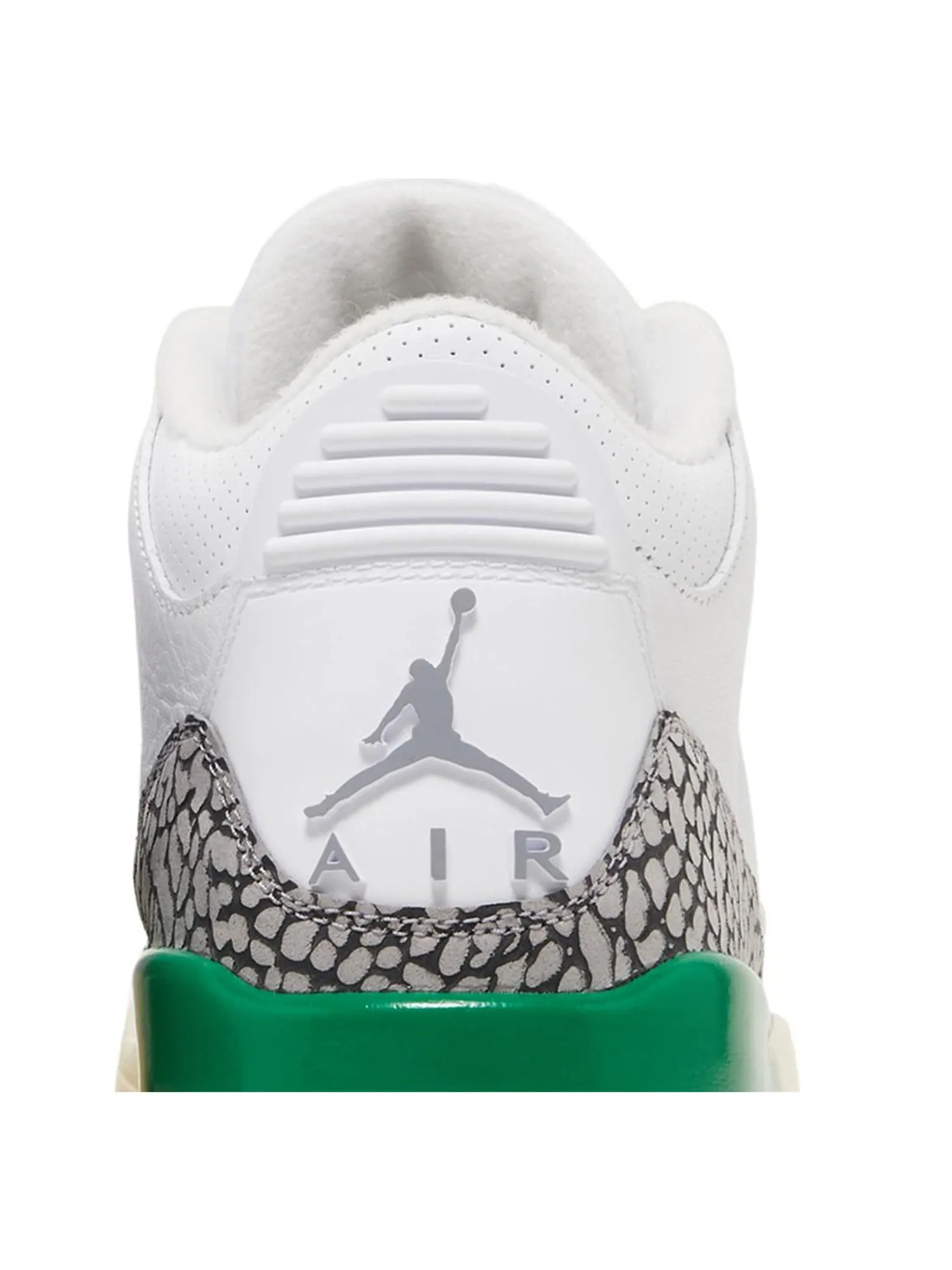 Кроссовки Air Jordan Wmns 3 Retro 'Lucky Green' — изображение 7 из 9, белый