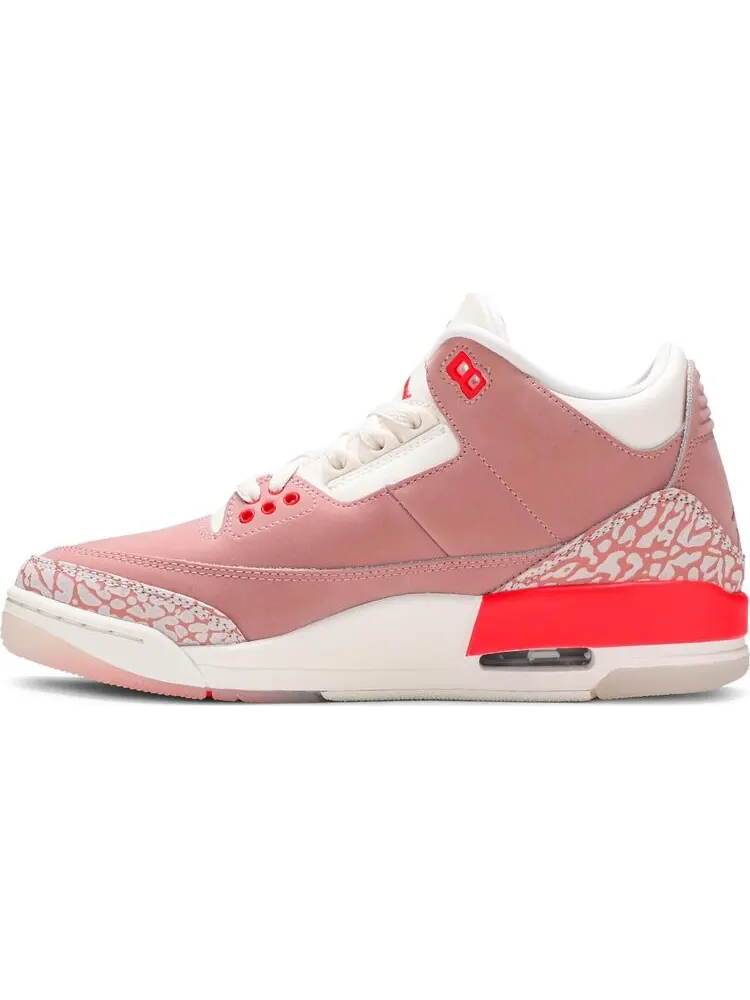 Кроссовки Wmns Air Jordan 3 Retro Rust Pink — изображение 3 из 10, розовый