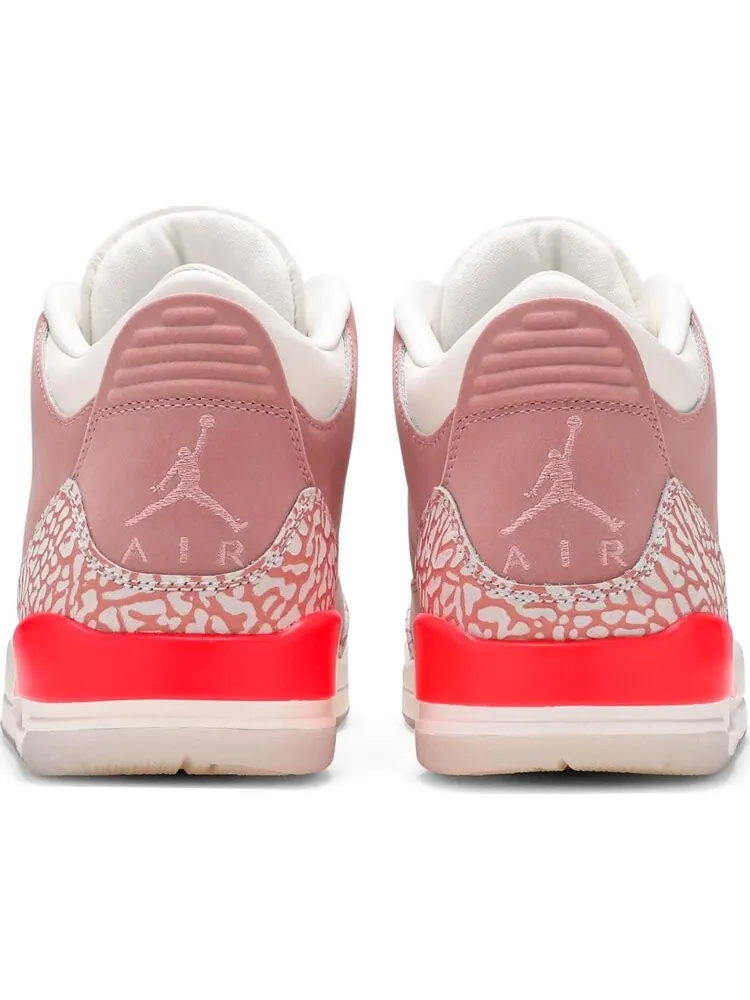 Кроссовки Wmns Air Jordan 3 Retro Rust Pink — изображение 6 из 10, розовый