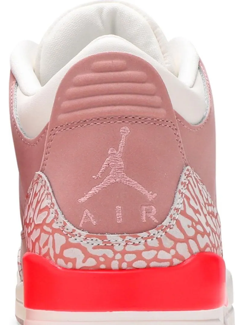 Кроссовки Wmns Air Jordan 3 Retro Rust Pink — изображение 7 из 10, розовый