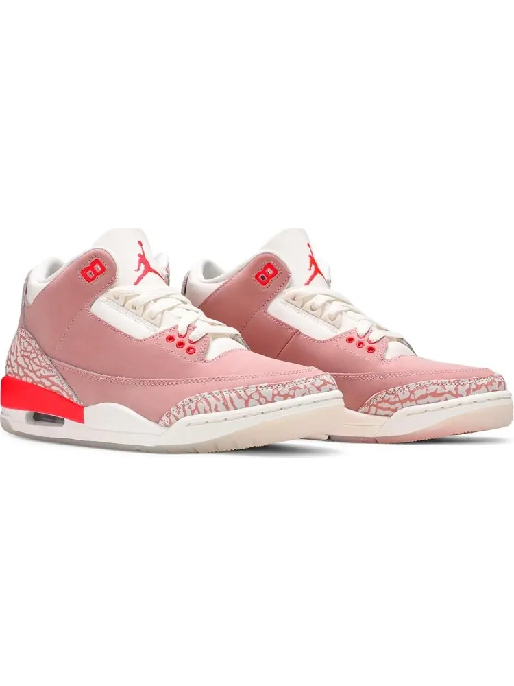 Кроссовки Wmns Air Jordan 3 Retro Rust Pink — изображение 8 из 10, розовый