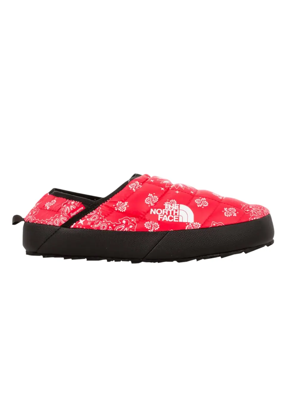 Женские ботинки Supreme x The North Face Traction Mule с принтом — изображение 1 из 1, красный