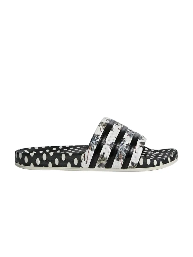 Кроссовки Adidas Wmns Adilette Slide 'Black White Silver' — изображение 1 из 1, черный