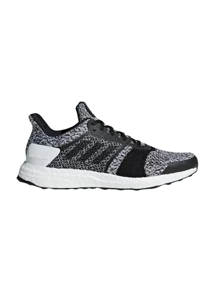 Кроссовки Adidas UltraBoost ST 'White Black' — изображение 1 из 1, белый