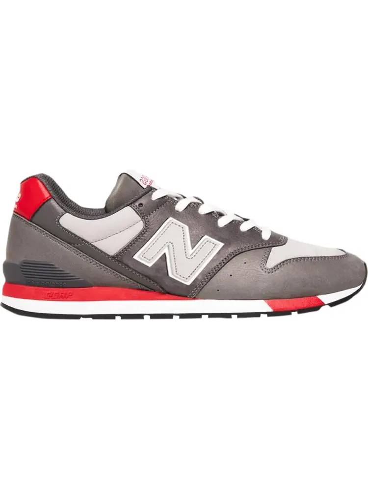 Кроссовки New Balance FIGS x 996 'Charcoal Red' — изображение 1 из 1, серый