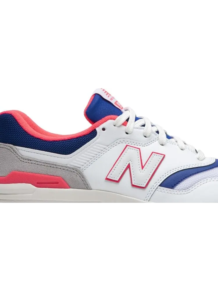 Кроссовки New Balance 997 'White Pink Blue' — изображение 2 из 8, белый