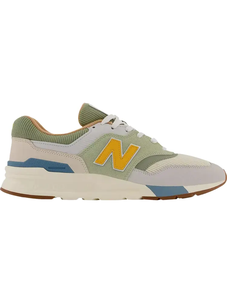 Кроссовки New Balance 997H 'Olive Leaf Sunflower' — изображение 1 из 1, зеленый