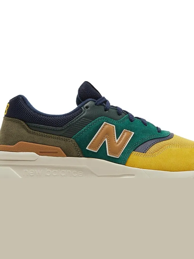 Кроссовки New Balance 997H 'Spruce Gold' — изображение 2 из 8, зеленый