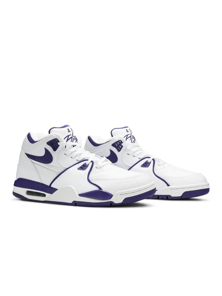 Кроссовки Nike Air Flight 89 'Court Purple' — изображение 9 из 9, белый/фиолетовый