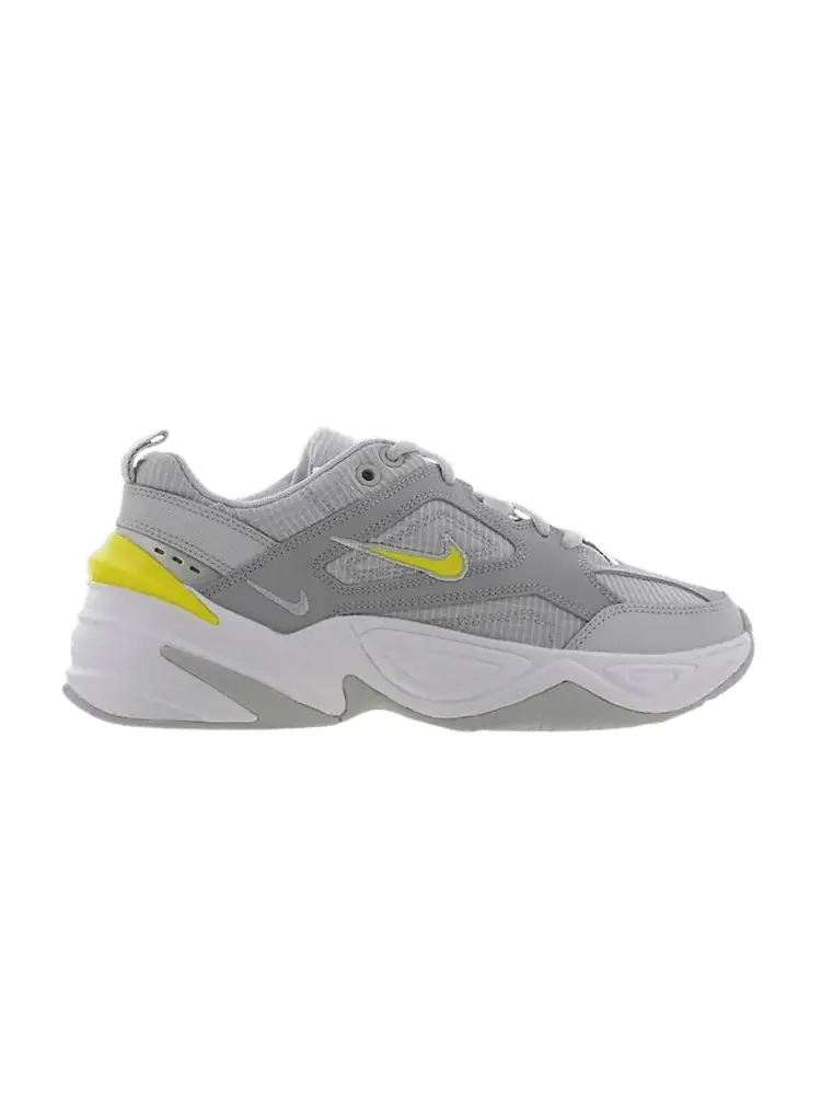 Кроссовки Nike Wmns M2K Tekno 'Pure Platinum Dynamic Yellow' — изображение 1 из 1, платиновый/желтый