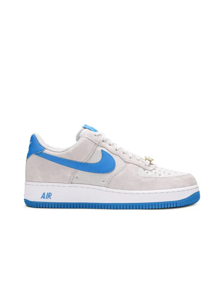 Кроссовки Nike Air Force 1 '07 LV8 EMB 'Grey Fog Light Photo Blue' — изображение 2 из 9