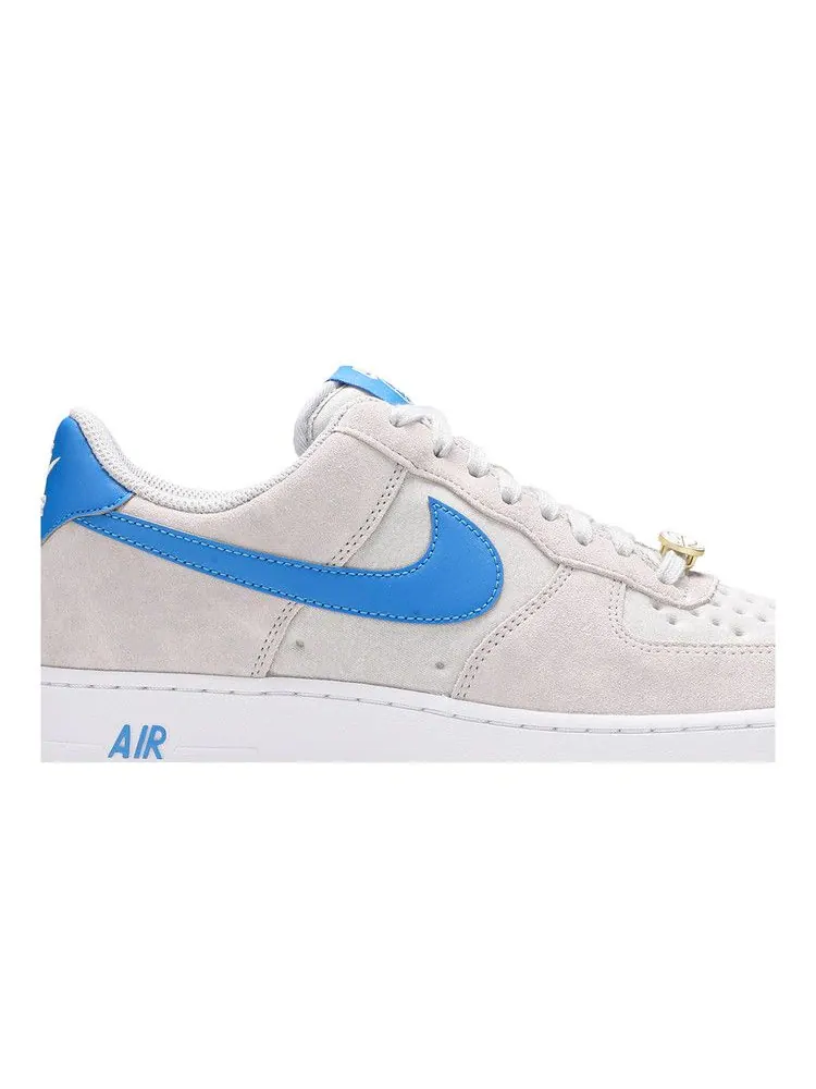 Кроссовки Nike Air Force 1 '07 LV8 EMB 'Grey Fog Light Photo Blue' — изображение 3 из 9