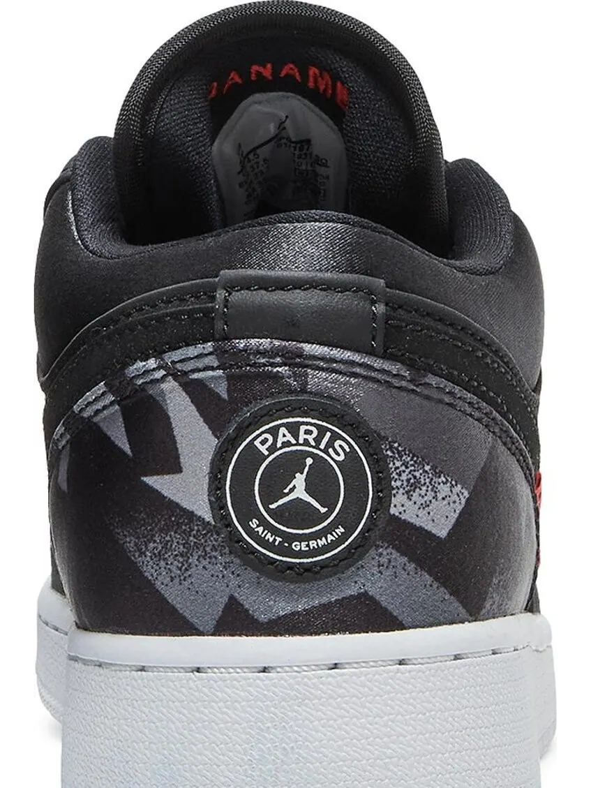 Кроссовки Paris Saint-Germain x Air Jordan 1 Low BG — изображение 7 из 8, черный