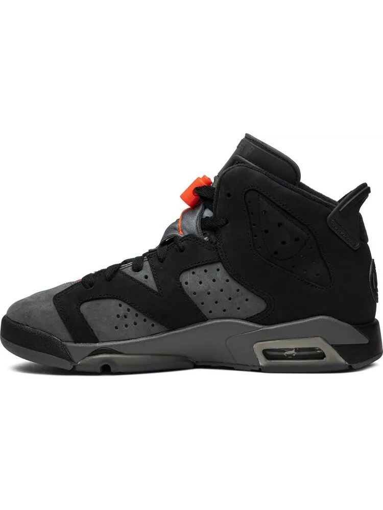 Кроссовки Paris Saint-Germain x Air Jordan 6 Retro BG Iron Grey — изображение 3 из 8, серый