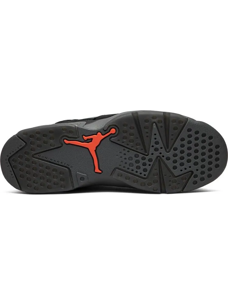 Кроссовки Paris Saint-Germain x Air Jordan 6 Retro BG Iron Grey — изображение 4 из 8, серый