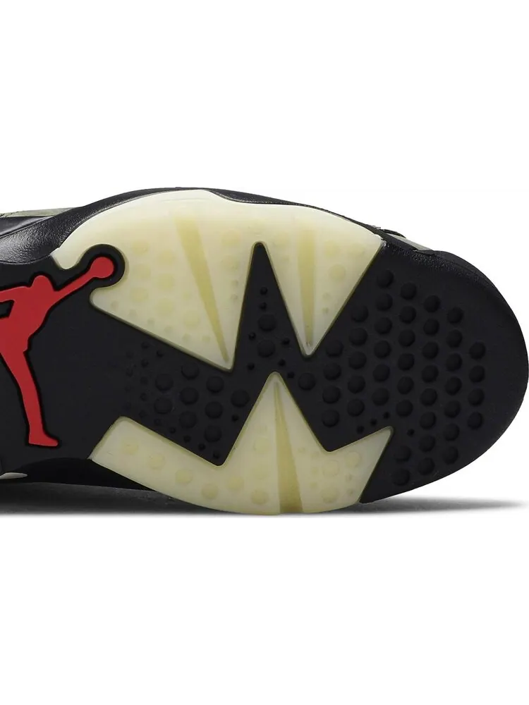 Кроссовки Travis Scott x Air Jordan 6 Retro Olive — изображение 5 из 8, зеленый
