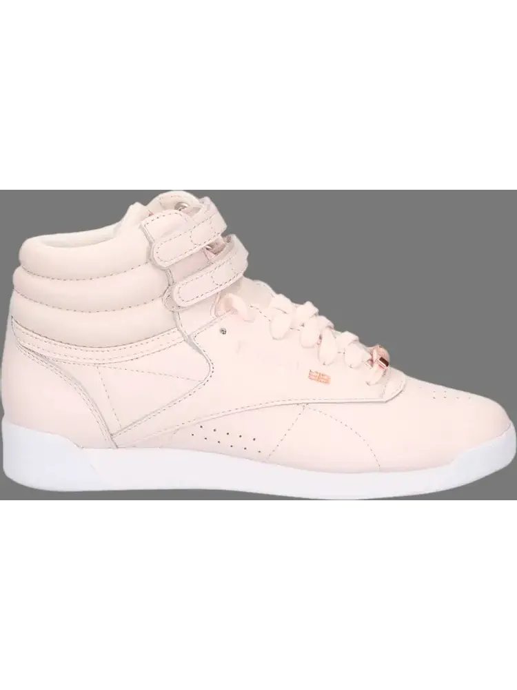 Кроссовки wmns freestyle hi muted 'pale pink' Reebok — изображение 1 из 1, розовый