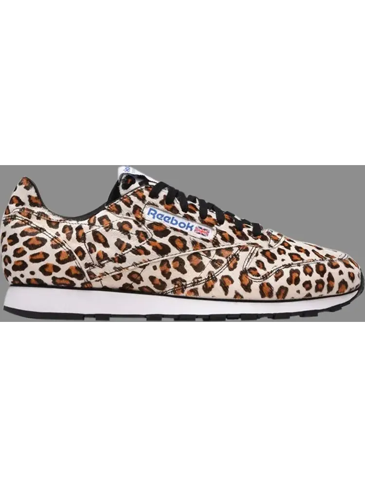 Кроссовки head porter x classic leather 'leopard' Reebok — изображение 1 из 1, коричневый