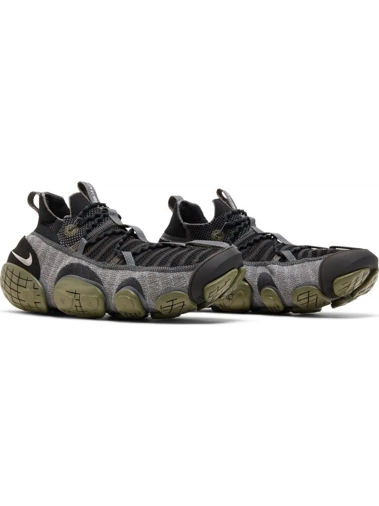 Кроссовки Nike ISPA Link 'Black Medium Olive' — изображение 8 из 8, черный
