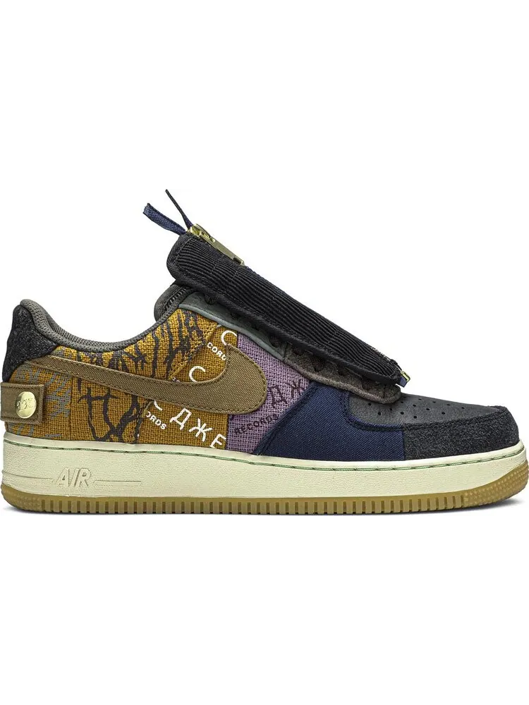 Кроссовки Nike Travis Scott x Air Force 1 Low 'Cactus Jack' — изображение 1 из 9, мульти