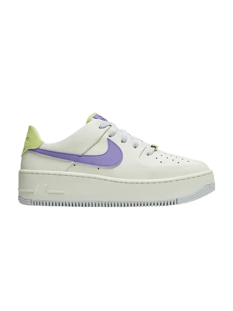 Кроссовки Nike Wmns Air Force 1 Sage Low 'Sail Medium Violet' — изображение 1 из 1, фиолетовый/синий