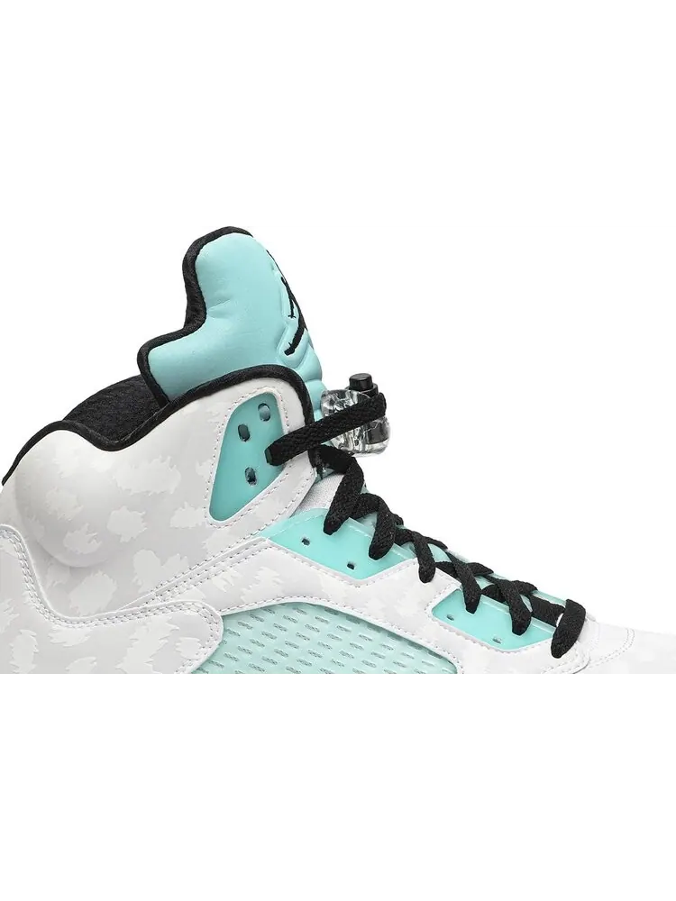 Кроссовки Air Jordan 5 Retro Island Green — изображение 2 из 8, зеленый