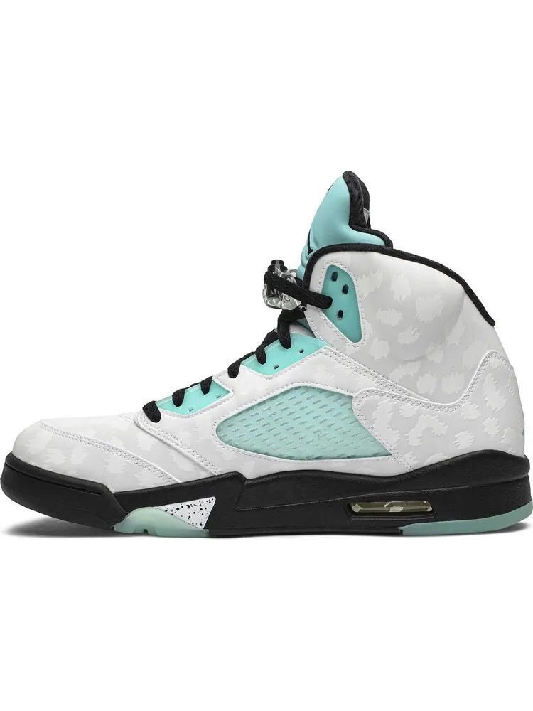 Кроссовки Air Jordan 5 Retro Island Green — изображение 3 из 8, зеленый