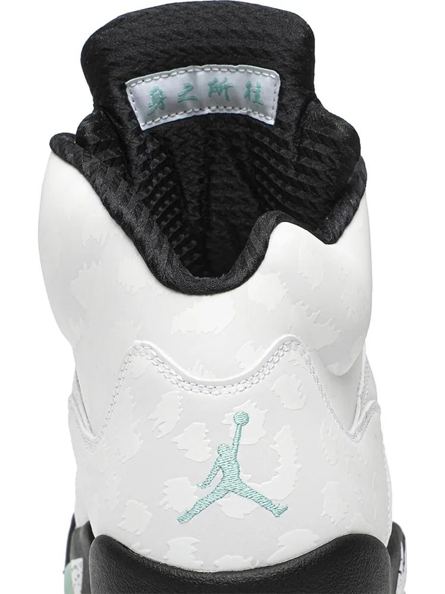 Кроссовки Air Jordan 5 Retro Island Green — изображение 7 из 8, зеленый