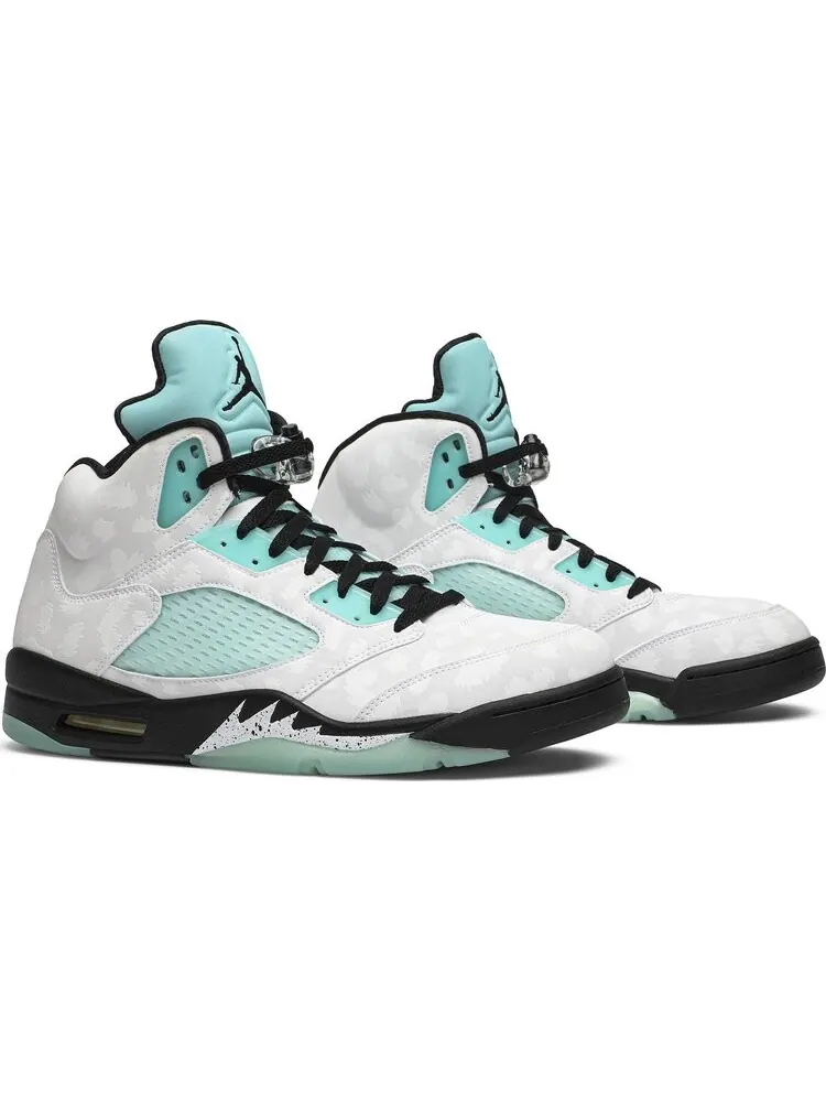 Кроссовки Air Jordan 5 Retro Island Green — изображение 8 из 8, зеленый