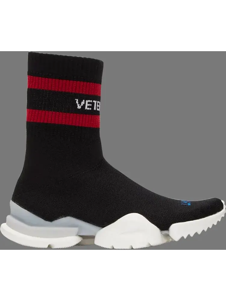 Кроссовки vetements x sock pump high top 'black' Reebok — изображение 1 из 1, черный