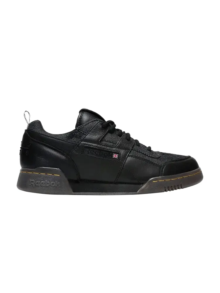 Кроссовки Reebok Workout Lo Plus EXB 'Black Denim' — изображение 1 из 1, черный/серый/желтый