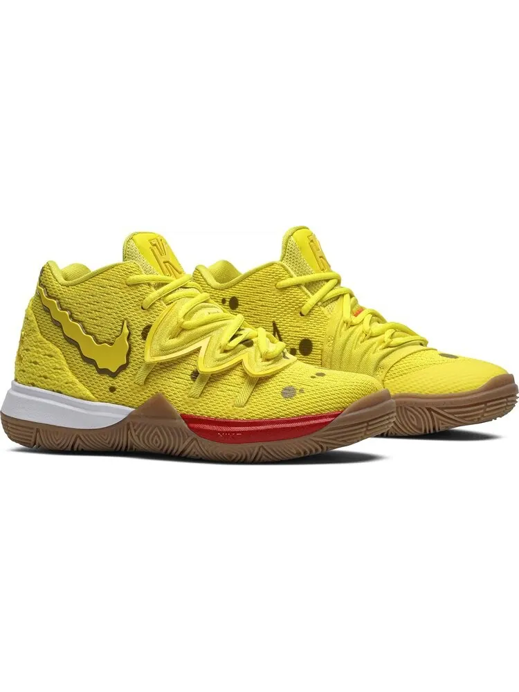 Кроссовки Nike SpongeBob SquarePants x Kyrie 5 PS 'SpongeBob' — изображение 8 из 8, желтый