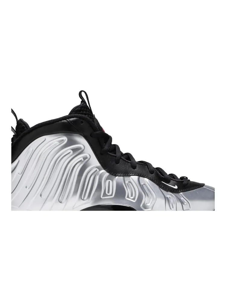 Кроссовки Nike Little Posite One GS — изображение 2 из 4, серебряный