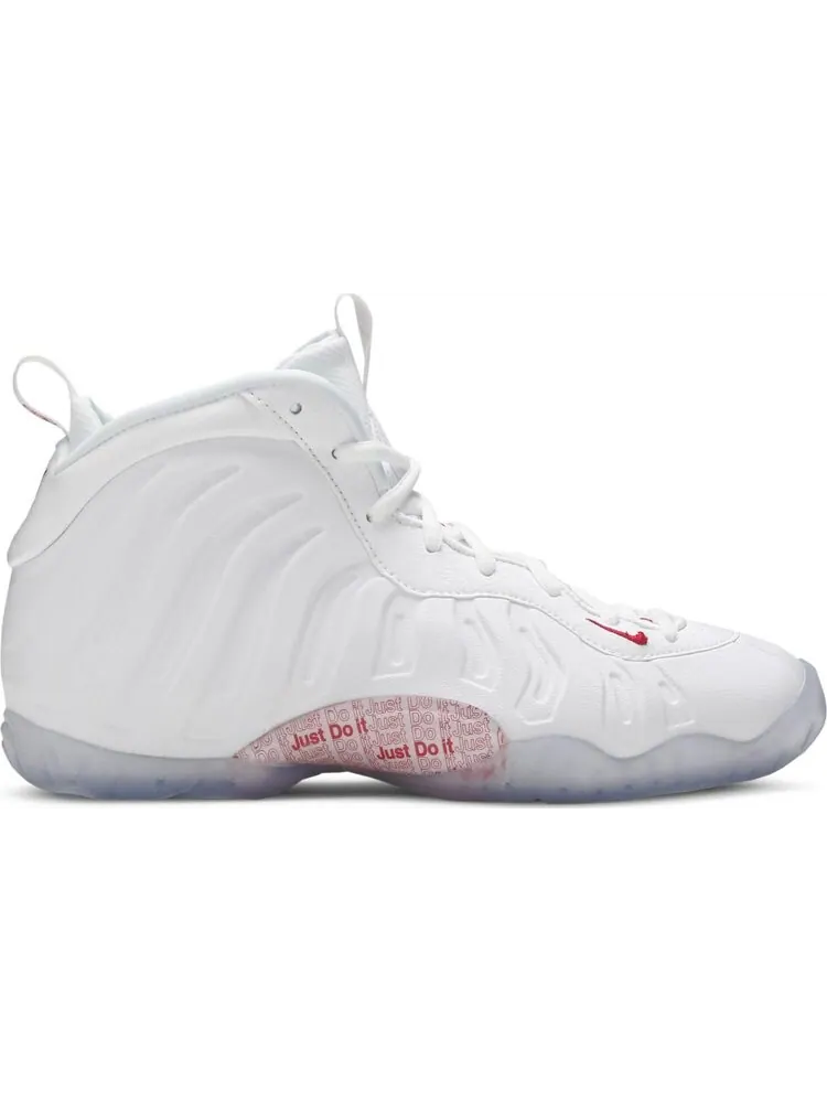 Кроссовки Nike Little Posite One GS 'Thank You Plastic Bag' — изображение 1 из 8, белый